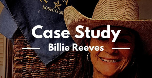 Barrel Racer Billie Reeves and her success with CBD for Barrel Racing